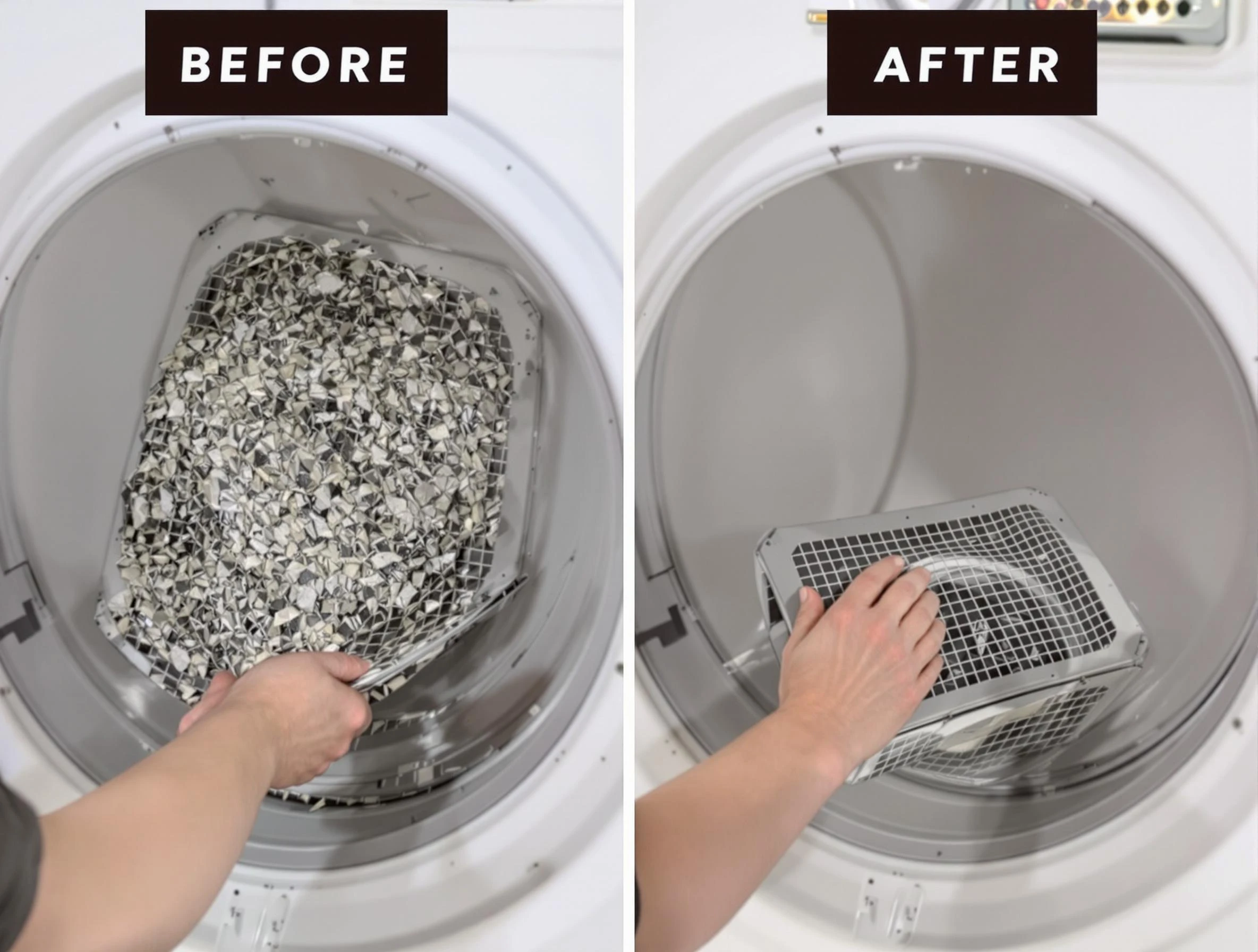 Professional lint trap cleaning by Sun City Dryer Vent Cleaning in Sun City