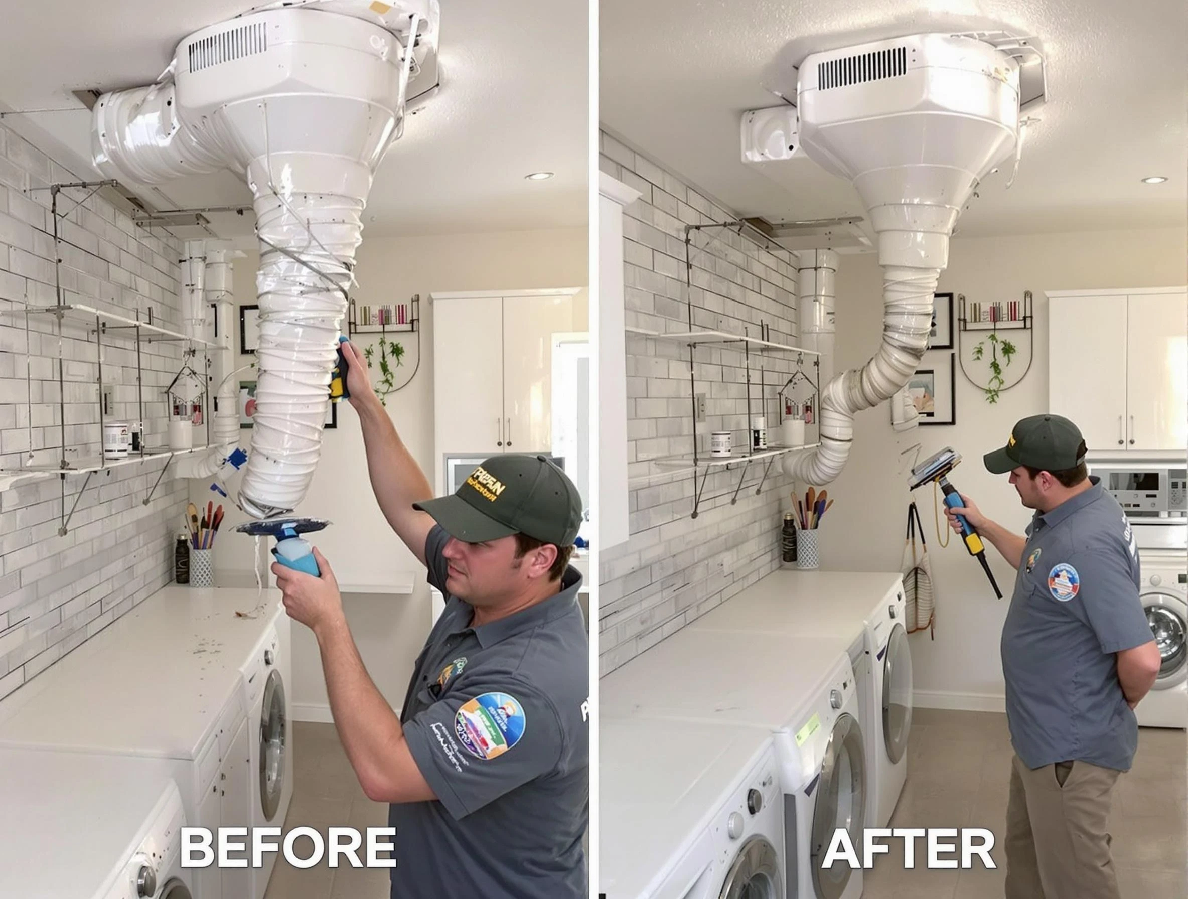 Professional dryer exhaust vent cleaning by Sun City Dryer Vent Cleaning in Sun City