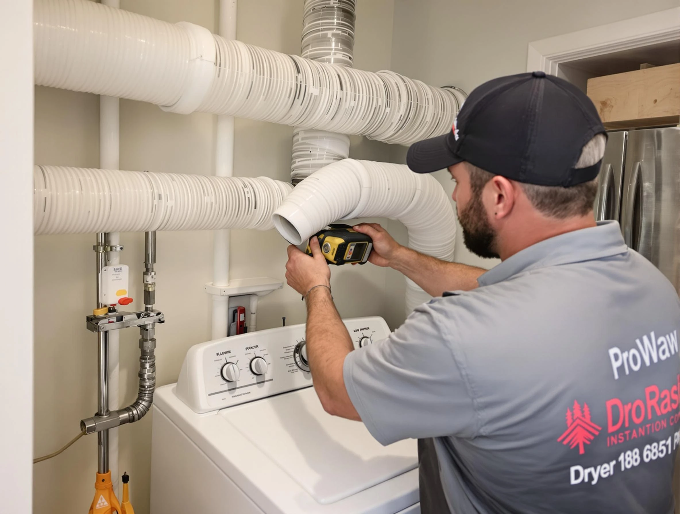 Professional dryer vent hose installation by Sun City Dryer Vent Cleaning in Sun City